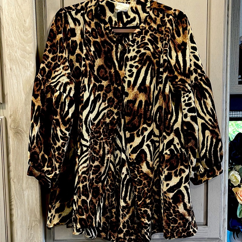 Zadie B’s leopard Jacket